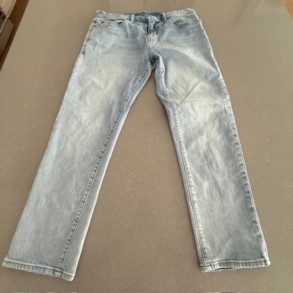 Men's Slim Gapflex GAP Light Wash Denim Jeans Size 34x30 Barely worn